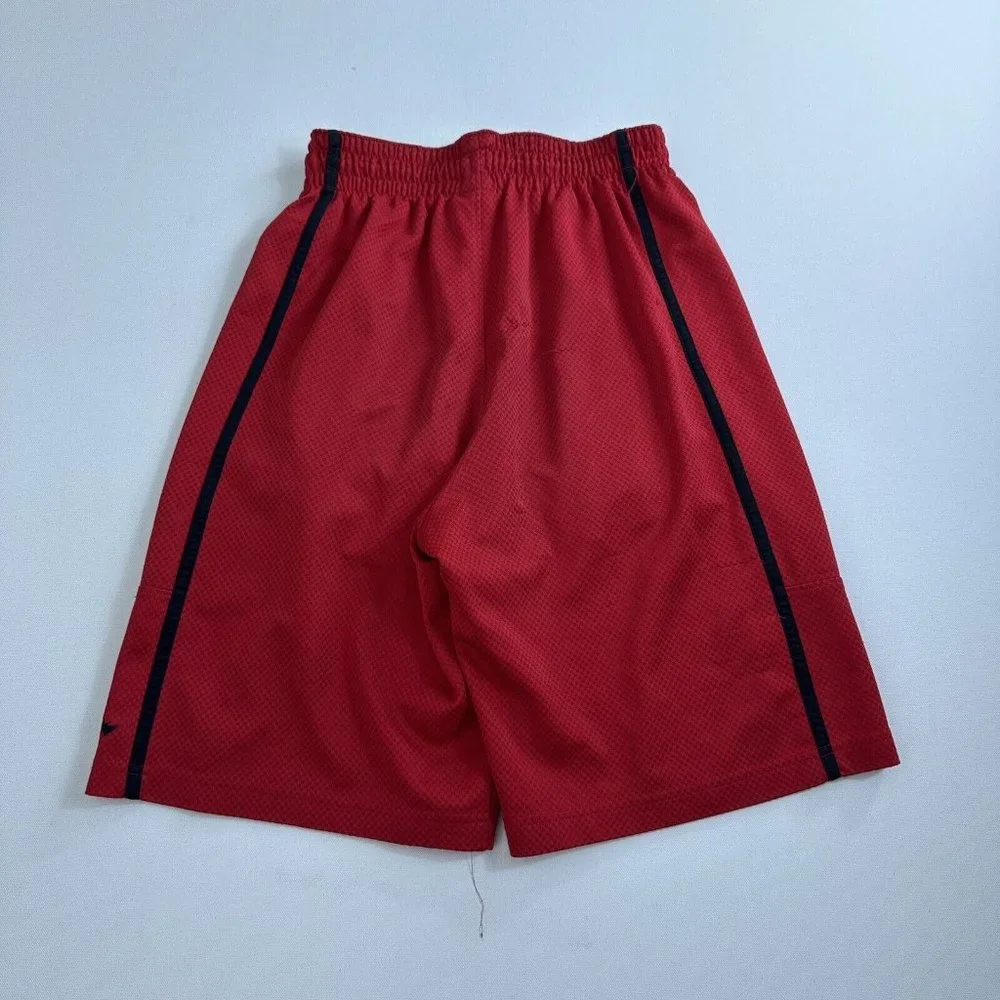 NIKE AIR‎ JORDAN BASKETBALL SHORTS Red Mens Size SMALL GYM ACTIVE TRAIN ATHLETIC - Picture 2 of 6